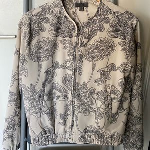 Floral Bomber Jacket